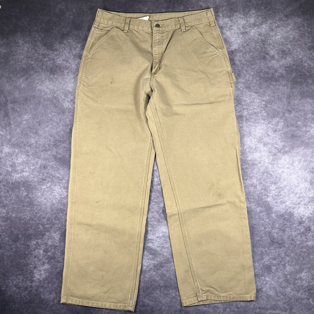 2008 Carhartt Carpenter Dungaree Fit Pants Men 36 x 32